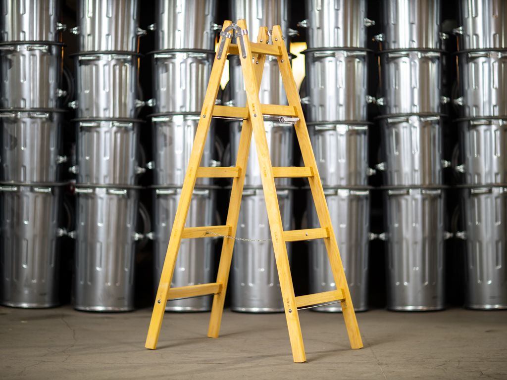 Drevený rebrík - 5 stupňov